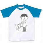 インフルエンザ予防啓蒙アイテム(Tシャツ他) 手洗いの励行 !!