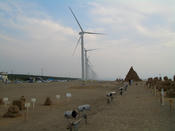 釜谷浜_風力発電