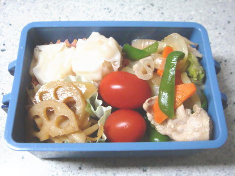 肉野菜炒め弁当