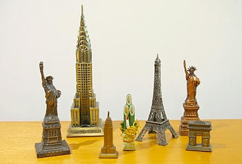 miniature buildings