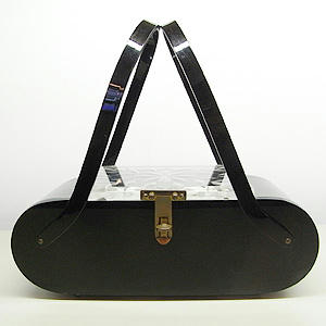 Black Lucite Purse