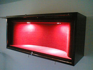 Glass Steel Metal Display Show Case 
