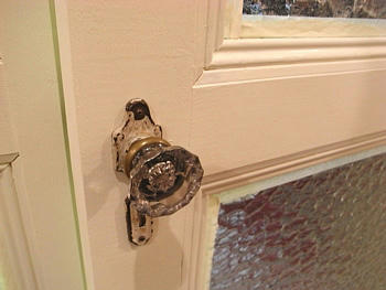 Antique Glass Doorknob アンティーク　ガラス　ドアノブ