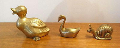 Vintage Brass Amimals