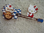 Kitty Menu Guitar Pin