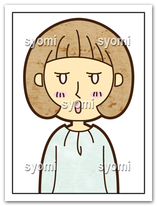 無料 女性 あきれ顔 イラスト キャッチャー