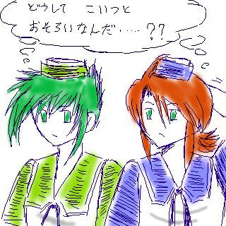 お揃いにさせられた二人＾＾