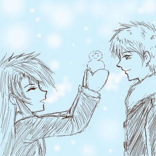 はじめての雪ｖ