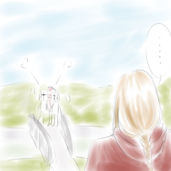 鎧で押し合いへしあい＾＾