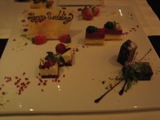 自分だけデザートビュッフェ作ってもらいました