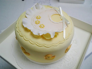 よだれかけのケーキ