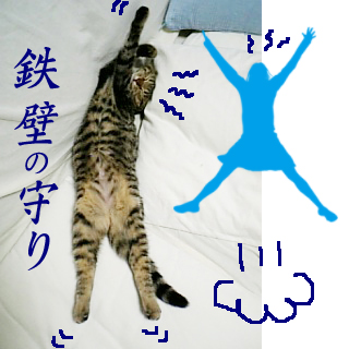 寝てるだけで死守