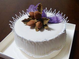 どんぐりのケーキ