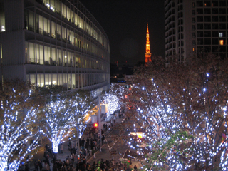 六本木のイルミネーション