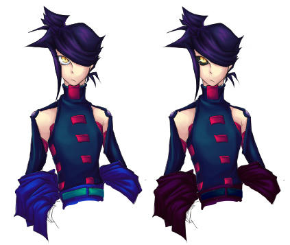 ２Pカラー作って遊んでたらベルトの色戻し忘れたんだぜ・・・