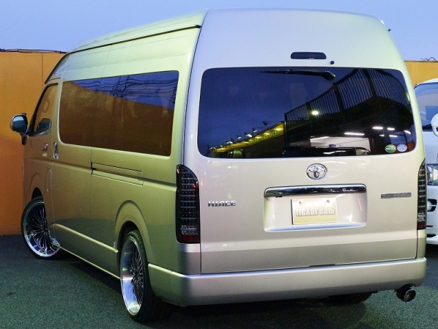 新車６速at ハイエースワゴン グランドキャビン ｔｒｈ2２４ｗ ハイエース湘南厚木店 ハイエース カスタムコンプリート Flexdream
