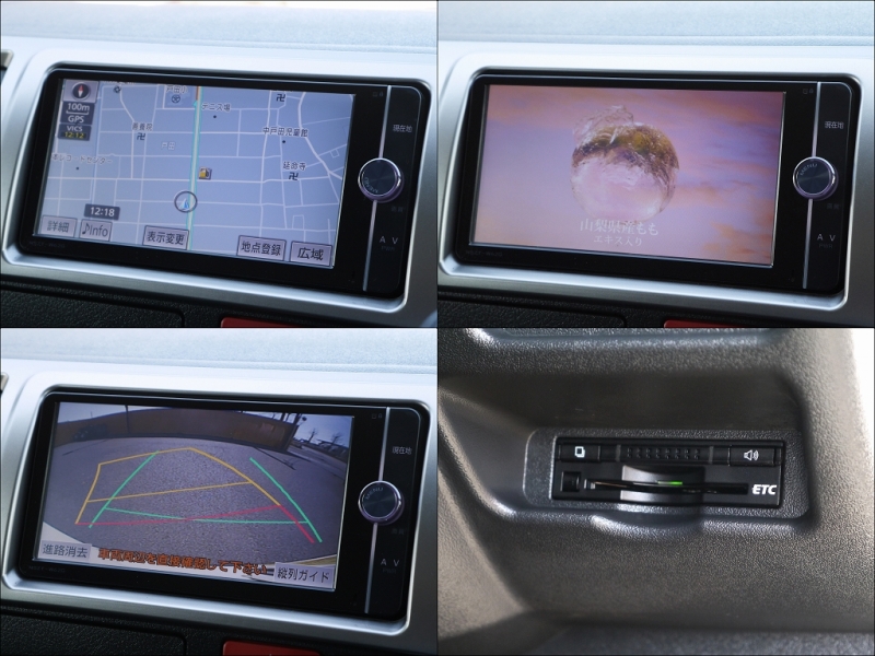 ４型ハイエース　内装画像　ナビ付き