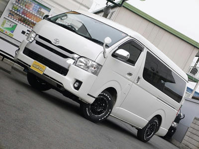 平成２６年式 ハイエースバン４ｗｄ ワイドスーパーｇｌ ｔｒｈ２１６ｋ ４型中古車 希少車 内外装カスタム ナスカータイヤ ハイエース高崎店 ハイエース カスタムコンプリート Flexdream