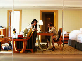in the room