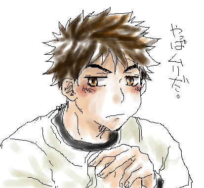 うわぁ…髪型不明;