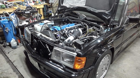 AMG-MB-190Eパワーユニットフルリペアー随時実施中