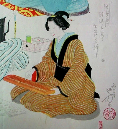 商家のおかみ