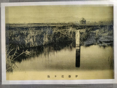 伊奈城趾公園解説花ヶ池写真大正時代