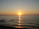 夕日