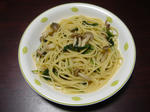 きのこの和風パスタ