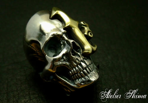 とあるMCメンバーからオーダーされた1%er Skull Ring