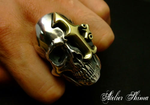 とあるMCメンバーからオーダーされた1%er Skull Ring
