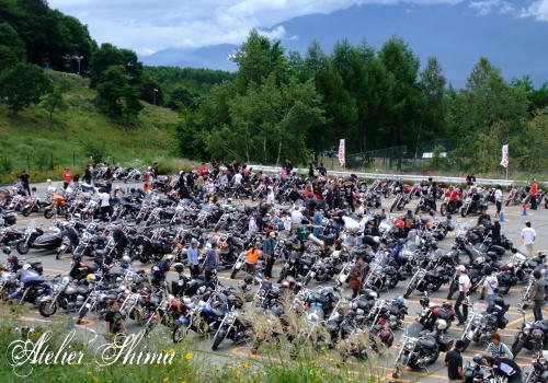 長野県八ヶ岳富士見高原スキーリゾートで行われましたドラッグスターミーティング。