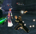 ポーズをとってくれる銀さん