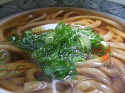 お茶うどん　もちろんあったかいうどん！