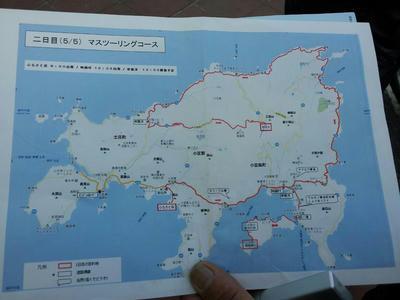 地図の赤い線