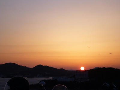 最高の夕日