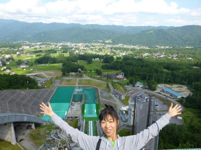 高さは自殺行為的ね