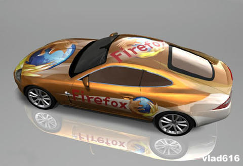 フォルツァ2　痛車　Firefox