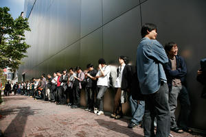 [画像：Apple store at Ginza]