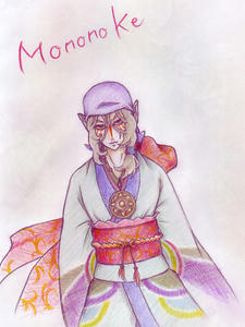 色鉛筆で遊んでみた