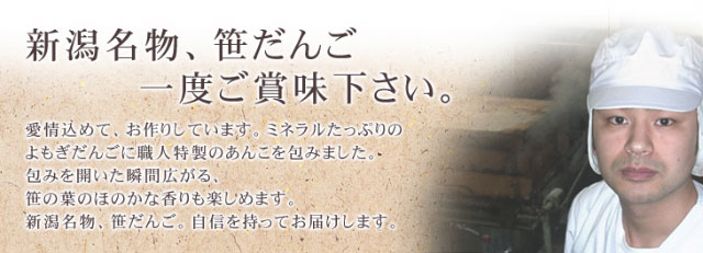 新潟名物伝統の味！笹だんご つぶあん10個 × 2セット 計20個セット