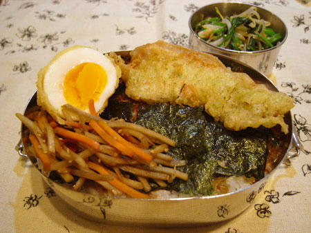 豚天のり弁当