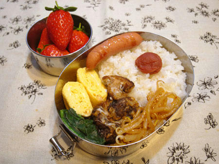 椎茸の竜田揚げ弁当