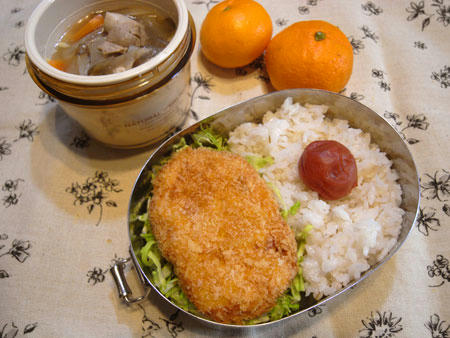 南瓜コロッケ弁当