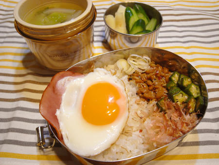 納豆定食弁当
