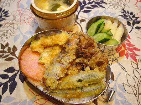 野菜天丼弁当