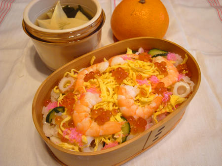 春ちらし弁当