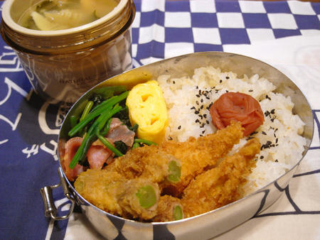 筍フライ弁当