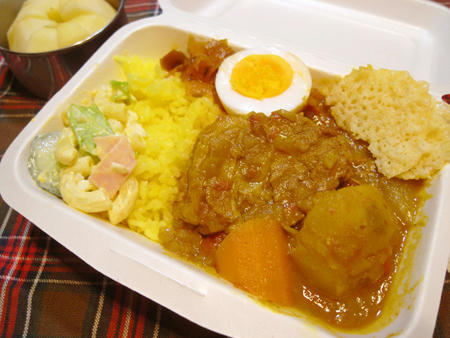 残りカレー弁当