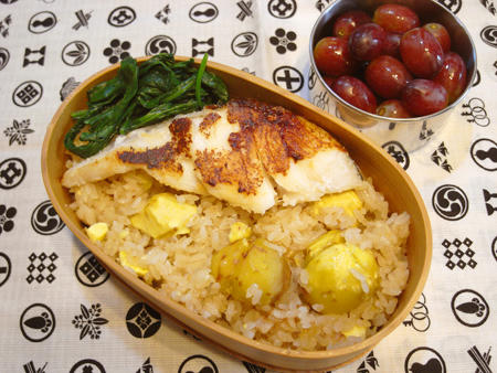 栗ご飯弁当